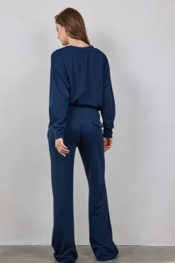 DiDi Sweat pants Raya Dark blue- Lange Broeken