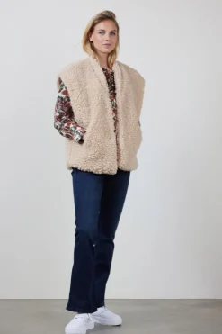 DiDi Teddy gilet grof Kit- Jassen | Gilets