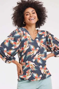 DiDi Top Becca Skydancer print- T-shirts & Tops