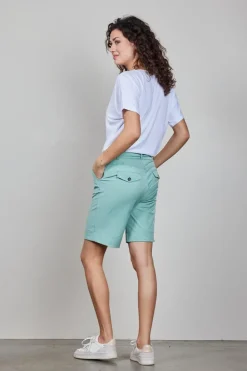 DiDi Travel bermuda Urban in Granite green- Travel | Korte Broeken
