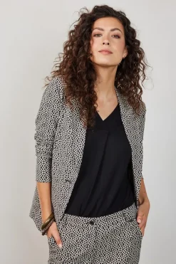 DiDi Travel Blazer Moto print Black with Cycle print- Jassen | Travel