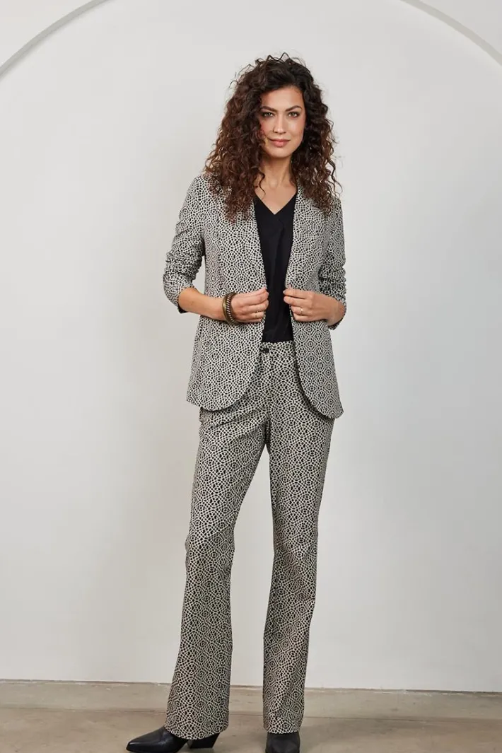 DiDi Travel Blazer Moto print Black with Cycle print- Jassen | Travel