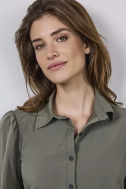 DiDi Travel blouse Culture in Dusty olive- Travel | Blouses