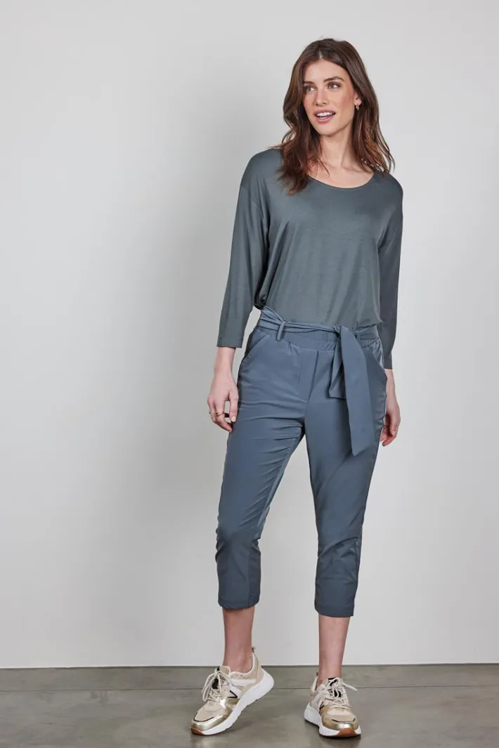 DiDi Travel capri Journal in dark grey shadow- Travel | Korte Broeken