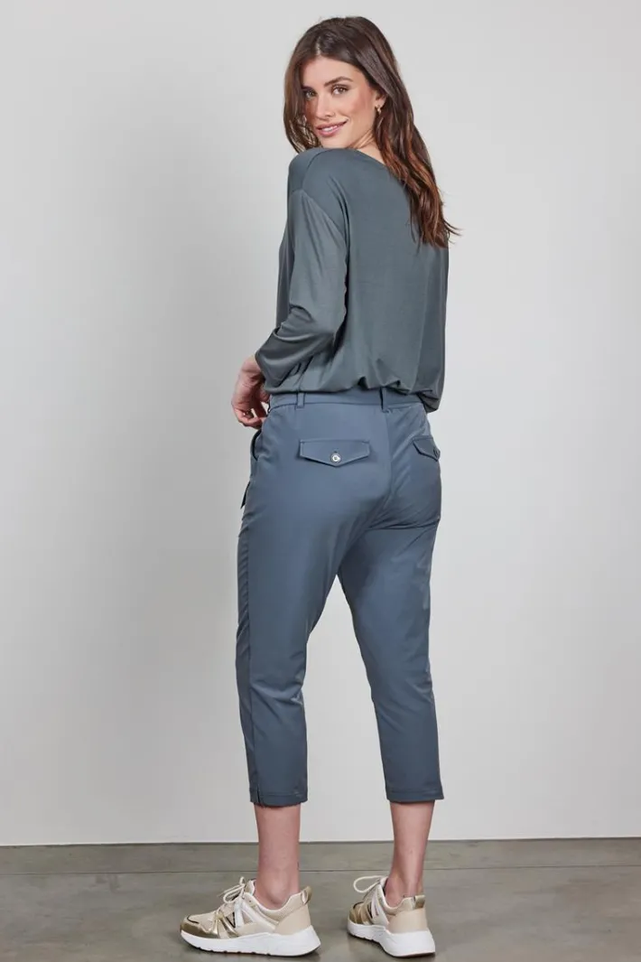 DiDi Travel capri Journal in dark grey shadow- Travel | Korte Broeken