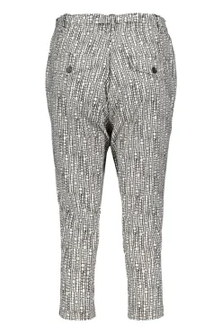 DiDi Travel capri Journal in Dark shadow with offwhite Dots in a row print- Travel | Korte Broeken