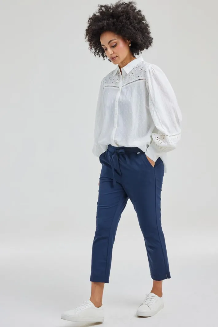 DiDi Travel capri Ryder Dark blue- Travel | Korte Broeken