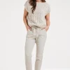 DiDi Travel pants Dakota Feather grey- Travel | Lange Broeken