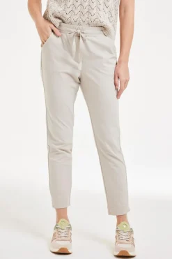 DiDi Travel pants Dakota Feather grey- Travel | Lange Broeken