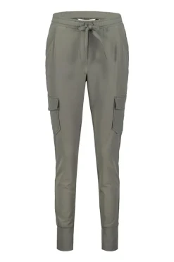 DiDi Travel pants Dash in dusty olive- Travel | Lange Broeken