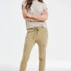 DiDi Travel pants Dash in kelp sand- Travel | Lange Broeken