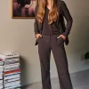 DiDi Travel pants Explore Chocolate brown- Travel | Lange Broeken