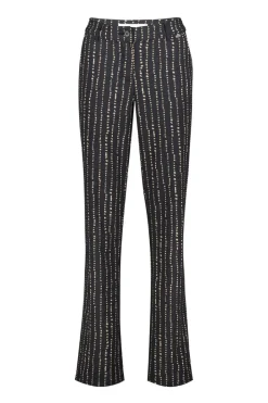 DiDi Travel pants Explore print Black Riga print- Travel | Lange Broeken