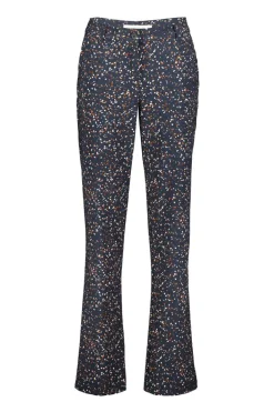DiDi Travel pants Explore print Darkblue Stone print- Travel | Lange Broeken