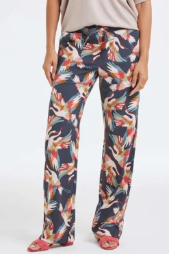 DiDi Travel pants Falcon Skydancer print- Travel | Lange Broeken