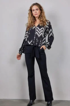 DiDi Travel pants Paseo in black- Travel | Lange Broeken