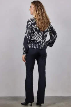 DiDi Travel pants Paseo in black- Travel | Lange Broeken
