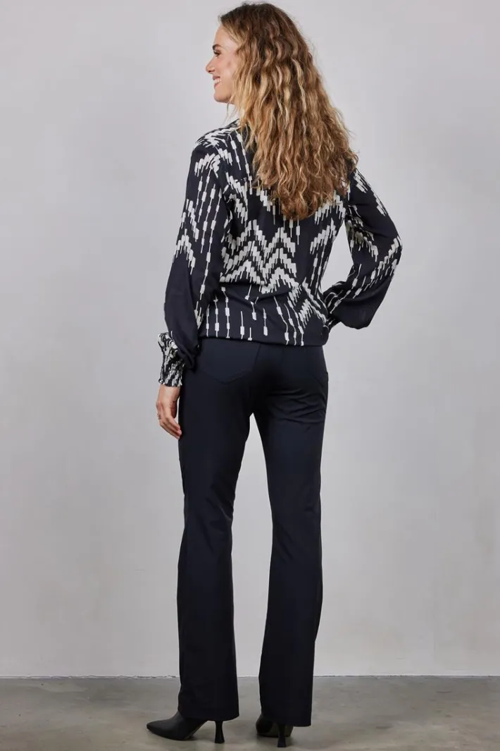 DiDi Travel pants Paseo in black- Travel | Lange Broeken