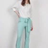 DiDi Travel pants Paseo in Granite green- Travel | Lange Broeken