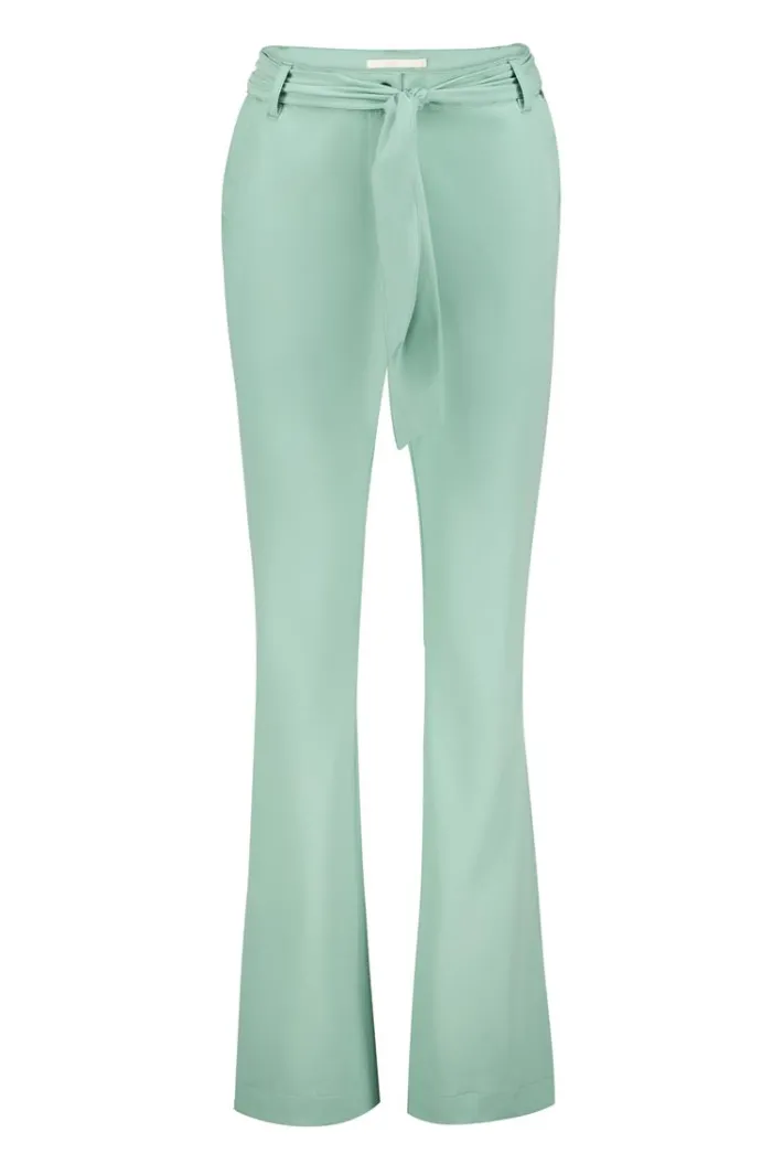 DiDi Travel pants Paseo in Granite green- Travel | Lange Broeken