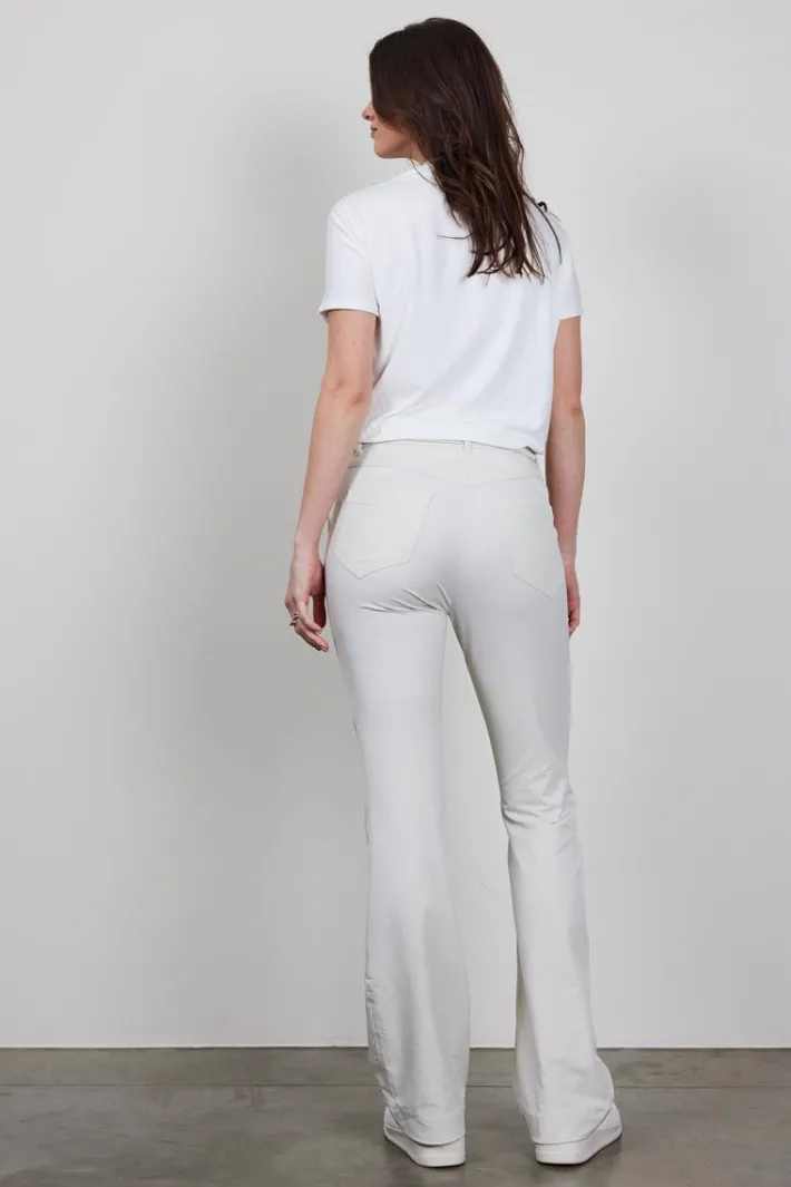 DiDi Travel pants Paseo in Light Silver- Travel | Lange Broeken