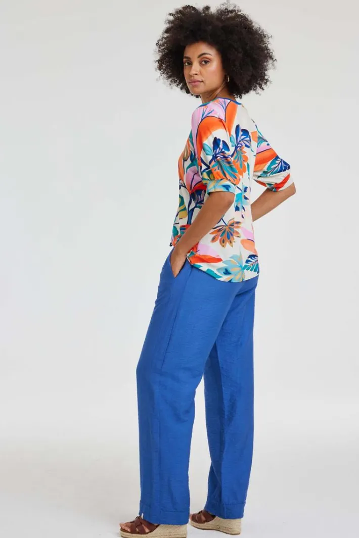 DiDi T-shirt Auri Offwhite Tropicalia print- T-shirts & Tops