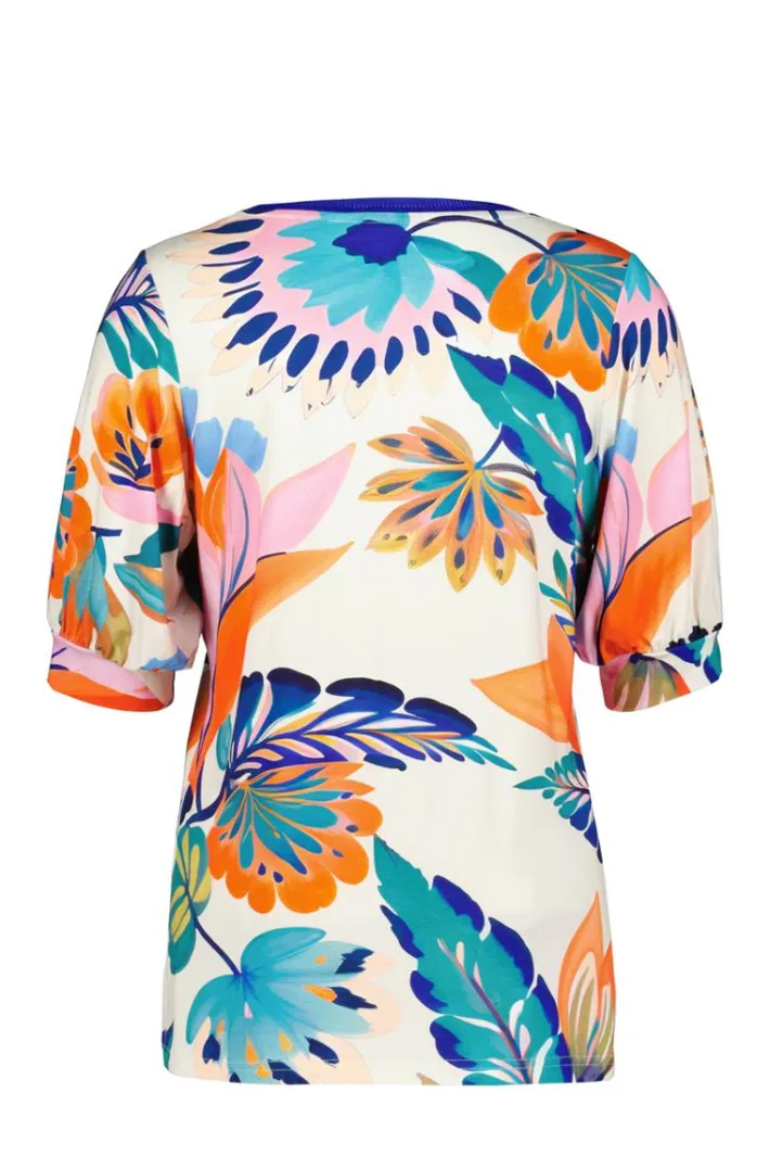 DiDi T-shirt Auri Offwhite Tropicalia print- T-shirts & Tops