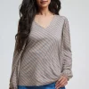 DiDi T-shirt Britt Sand Pure print- T-shirts & Tops