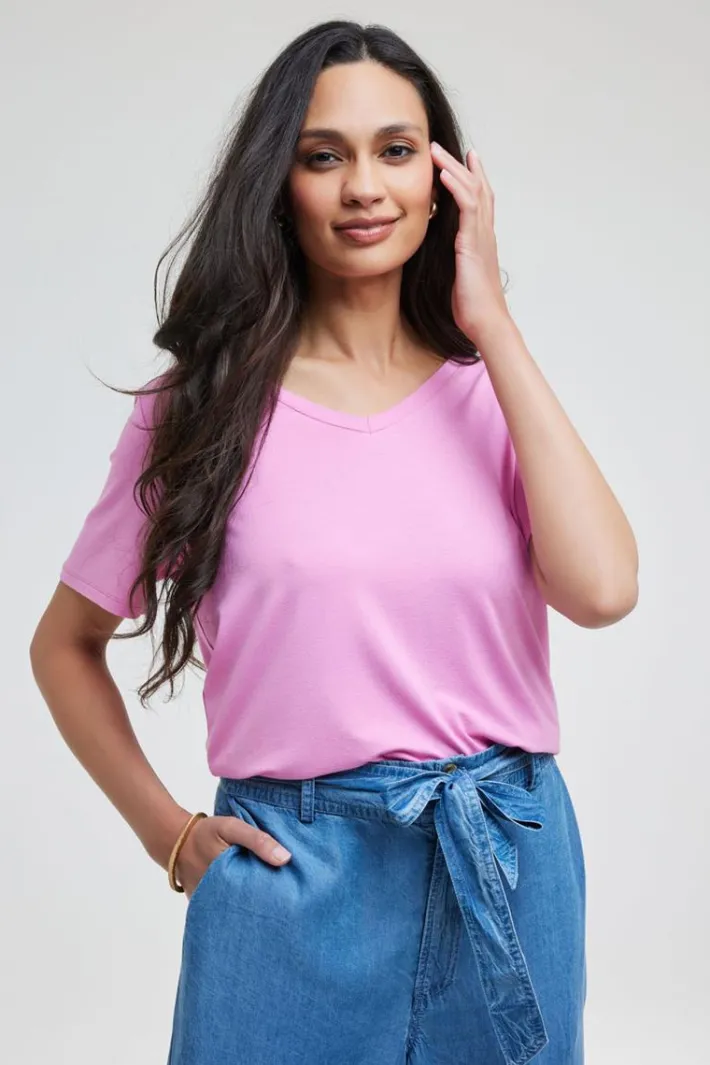 DiDi T-shirt Daily Fuchsia pink- Basics | T-shirts & Tops