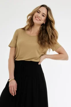 DiDi T-shirt Fame Kelp sand- Basics | T-shirts & Tops