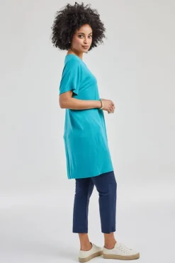DiDi T-shirt Isa in Dark turquoise- Basics | T-shirts & Tops