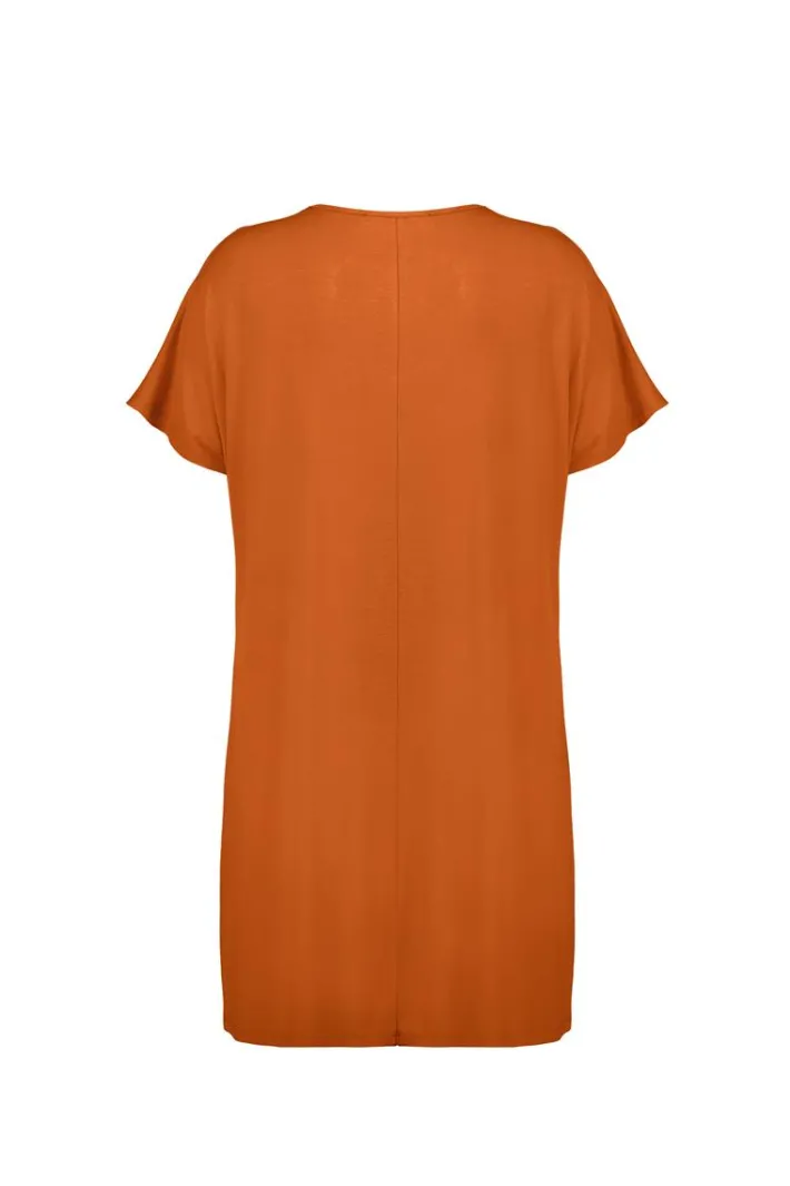 DiDi T-shirt Isa in Ginger brown- Basics | T-shirts & Tops