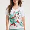 DiDi T-shirt Reflection Offwhite- T-shirts & Tops