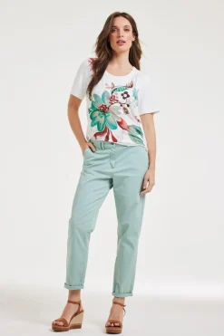 DiDi T-shirt Reflection Offwhite- T-shirts & Tops