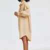 DiDi Tunic Antibes Tan brown- Jurken & Tunieken
