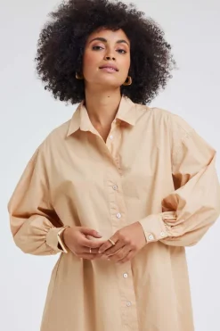 DiDi Tunic Antibes Tan brown- Jurken & Tunieken