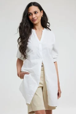 DiDi Tunic Chill In Offwhite Bouquet embro- Jurken & Tunieken