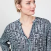 DiDi Tunic Chill in granite green with dots in a row print- Jurken & Tunieken