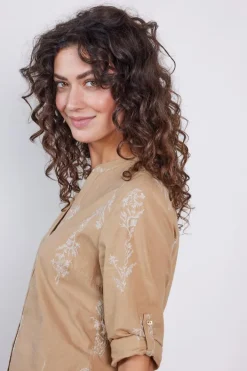 DiDi Tunic Chill In Sand Bouquet embro- Jurken & Tunieken