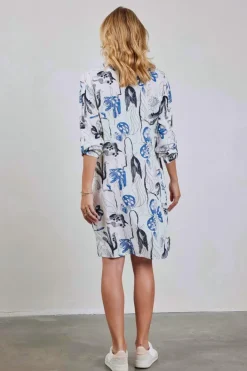 DiDi Tunic Chill Out Offwhite Ambiance print- Jurken & Tunieken