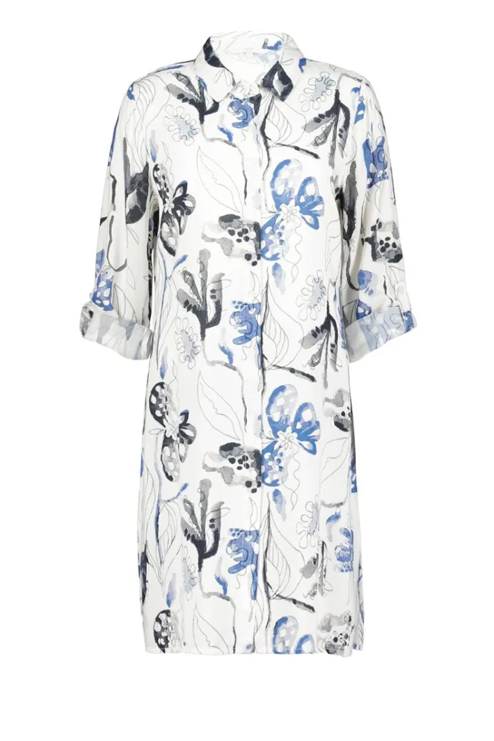 DiDi Tunic Chill Out Offwhite Ambiance print- Jurken & Tunieken