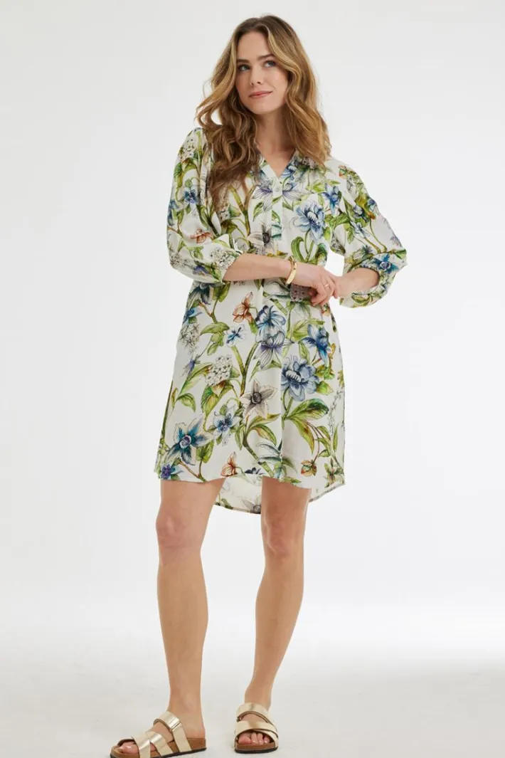 DiDi Tunic Debie Greenery print- Jurken & Tunieken