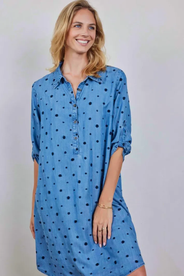 DiDi Tunic Dena Denim mid blue- Denim | Jurken & Tunieken