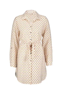 DiDi Tunic Jolie Offwhite Pixie print- Jurken & Tunieken