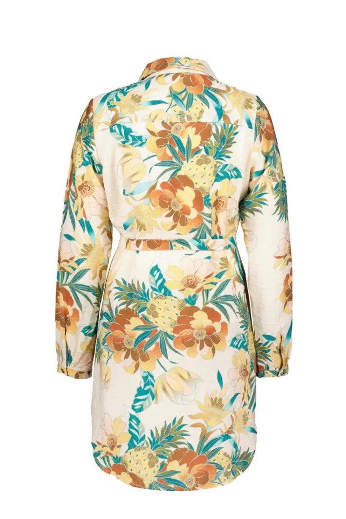 DiDi Tunic Jolie Offwhite Rising sun print- Jurken & Tunieken