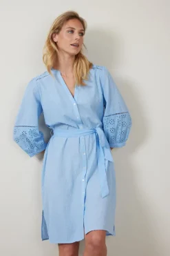 DiDi Tunic Marseille Placid blue- Jurken & Tunieken
