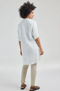 DiDi Tunic Palm embro in Snow White- Jurken & Tunieken
