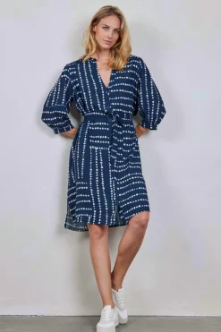 DiDi Tunic Riviera Dark blue Source print- Jurken & Tunieken