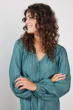 DiDi Tunic Sage Atlantic green- Jurken & Tunieken