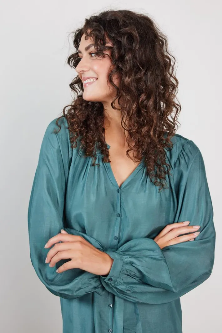 DiDi Tunic Sage Atlantic green- Jurken & Tunieken